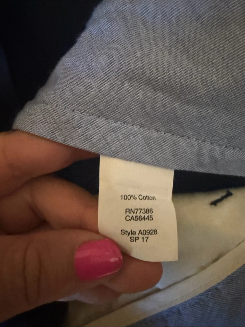 J.Crew The Sutton Men’s Navy Blue Cotton Twill Straight Leg Chino Pants 32x34